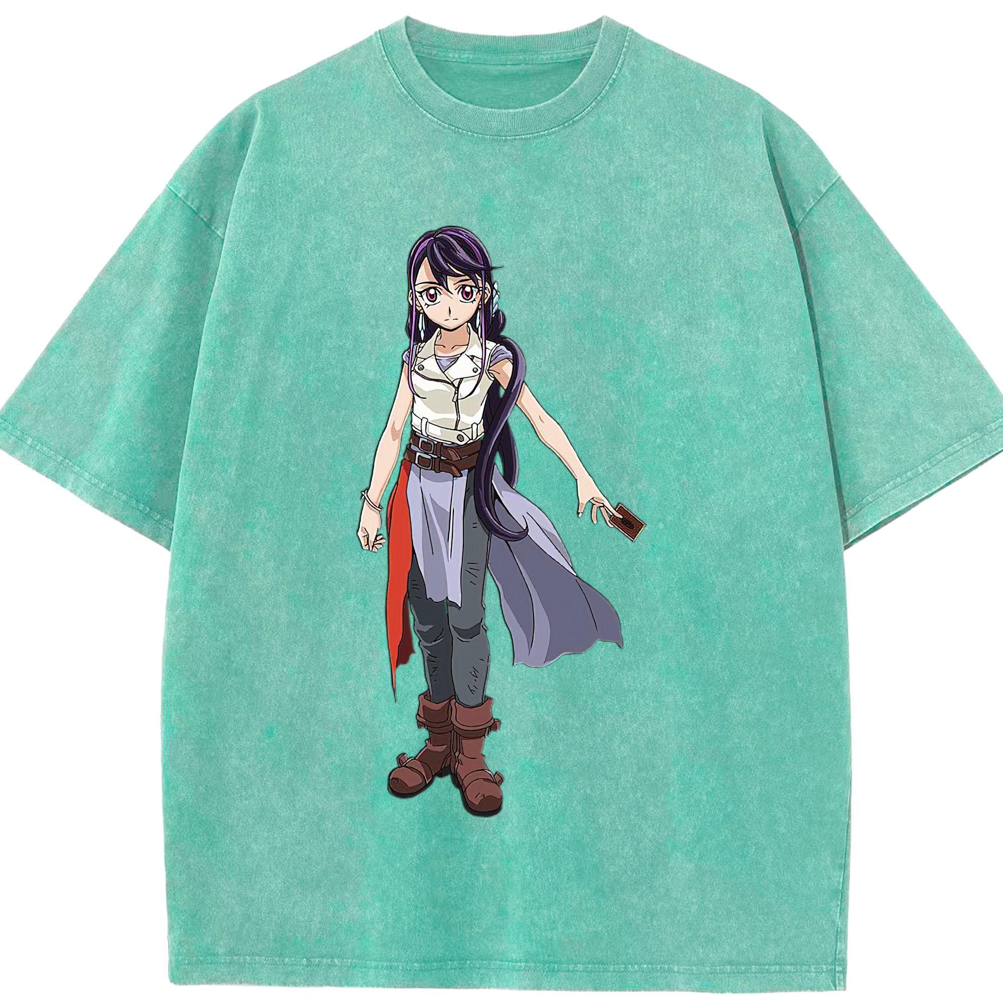 （画像用） 遊☆戯☆王 Yu-Gi-Oh! 綿100% ヴィンテージ風 半袖Tシャツ（フロントプリント）
